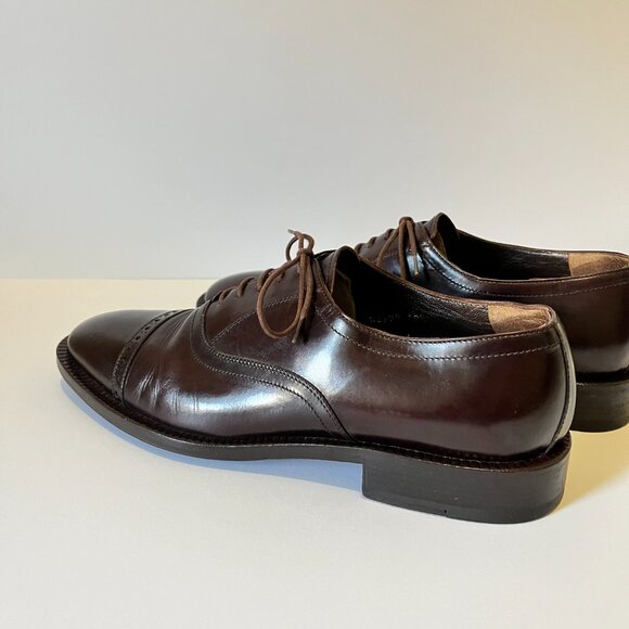 Dark Brown Cap Toe Dress Shoe by Joan & David Couture - Picture 8 of 13